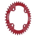 thumbnail image 3 of Chainring, Réduire le Bruit Étroit Large Anneau de Chaîne Réduire la Charge Forte pour les Vélos de Montagne pour Vélos de Route Rouge, 3 of 8