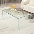 thumbnail image 1 of Eleana Table Basse en Verre Cascade 43 Pouces, 1 of 1