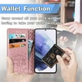 thumbnail image 5 of Crossbody Wallet Cell Phone Case for Samsung Galaxy S22,Cute Cat Dog Cartoon Style Flip Case Cover with Removable Lanyard Strap for Samsung Galaxy S22 MGG Rose Gold, 5 of 14