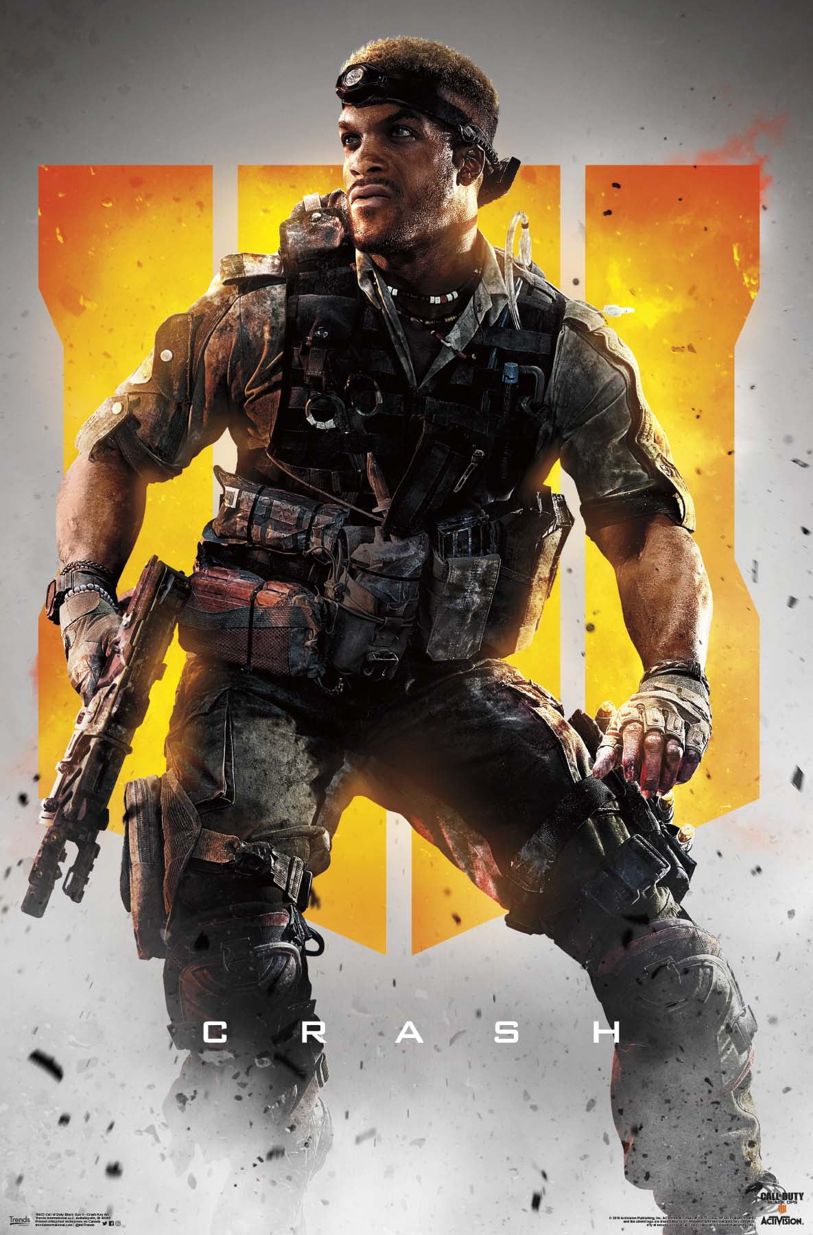 Call of Duty: Black Ops 4 - Crash Key Art Poster and Poster Clip Bundle