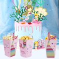 thumbnail image 4 of Mermaid Popcorn Boxes Cardboard Popcorn Boxes Fishtail Popcorn Bag Party Candy Bags for Birthdays, Movie Night, Carnival 48 Pieces, 4 of 5