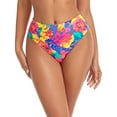 thumbnail image 4 of RELLECIGA Women's Swimwear Bottoms High Cut High Waisted Bikini Bottom, 4 of 7
