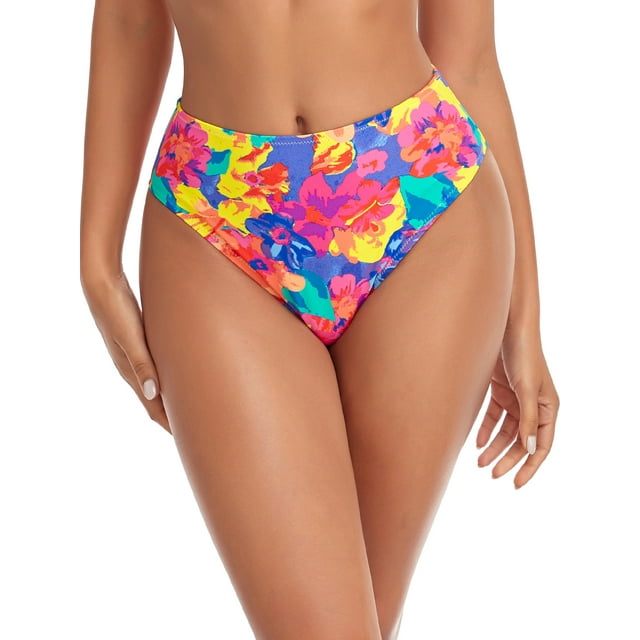 RELLECIGA Bas de Maillot de Bain pour Femmes, Échancré, Taille Haute, Bas de Bikini