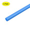 thumbnail image 1 of Unique Bargains (POM)Plastic Round Rod,Polyoxymethylene Rods,8mm Dia 50cm Length Blue Engineering Plastic Round Bar 3 pcs, 1 of 2