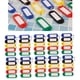 thumbnail image 5 of Etiquetas para llaveros, 50 piezas, colores surtidos, juego de etiquetas para llaveros, etiqueta para llavero, tecnología avanzada, 5 of 8
