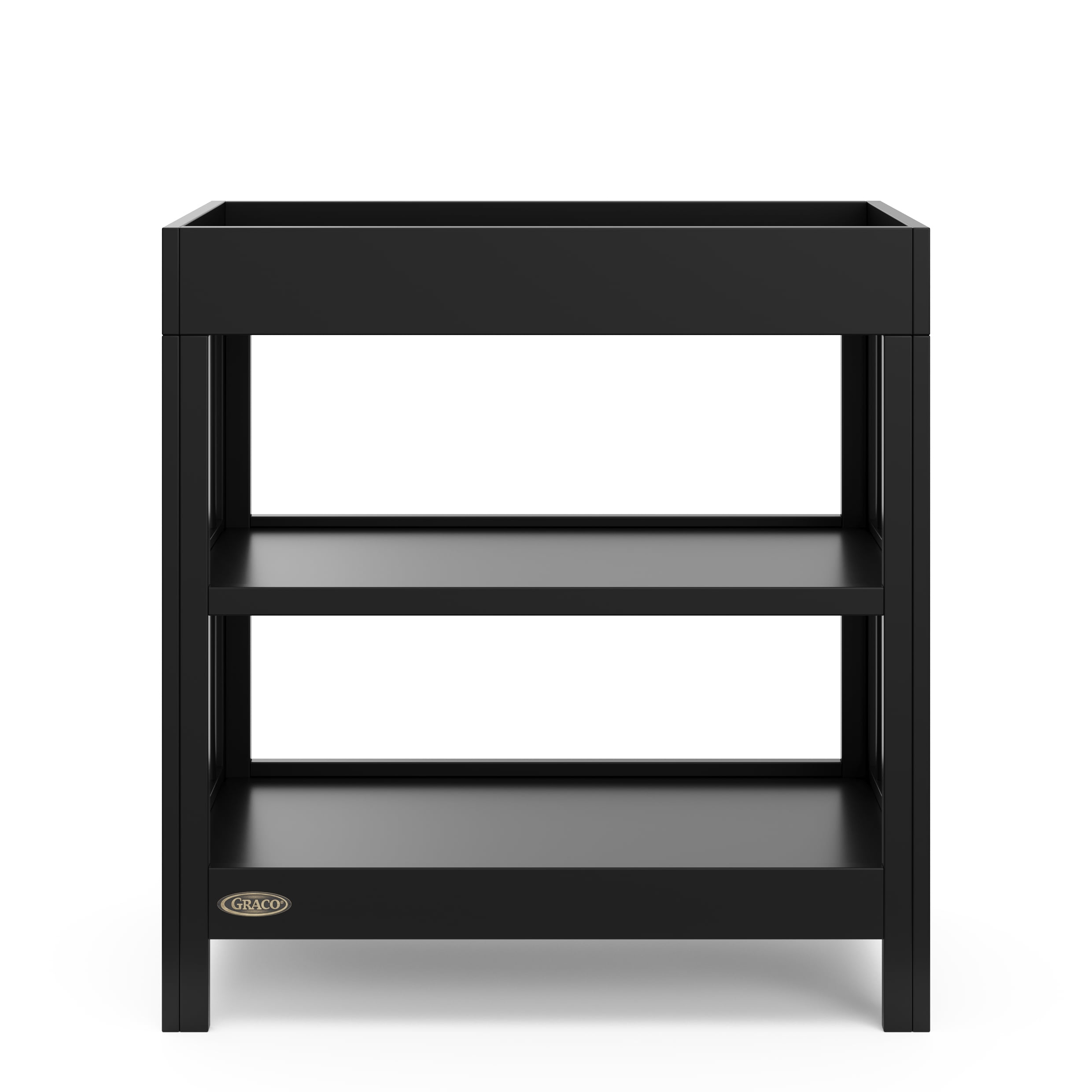 Graco Teddi Infant Wood Changing Table with Changing Pad, Black