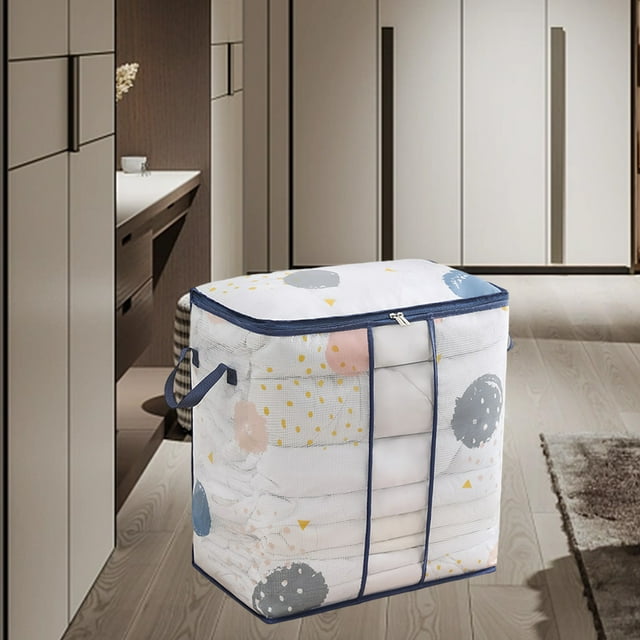 Dvkptbk Sac de Rangement pour Couette, Étanche et Anti-Humidité, Boîte de Rangement pour Vêtements, Pulls, Couvertures, Usage Quotidien