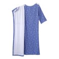 thumbnail image 2 of Women’s Open Back Adaptive Nightgown - Short Sleeve Nightgown for Seniors - Starburst MED, 2 of 4