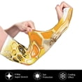 thumbnail image 2 of Kdxio Honey Bee Print UV Sun Protection Arm Sleeves - Tattoo Cover Up - Basketball Arm Sleeve UPF 50 Cooling for Men Women, 2 of 7
