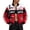 Red, variant on Women's Vintage Race Car Driver Jacket, Zip Up Bomber Jacket, Lightweight Graphic Streetwear Coat, Retro Racer Costume Outerwear
