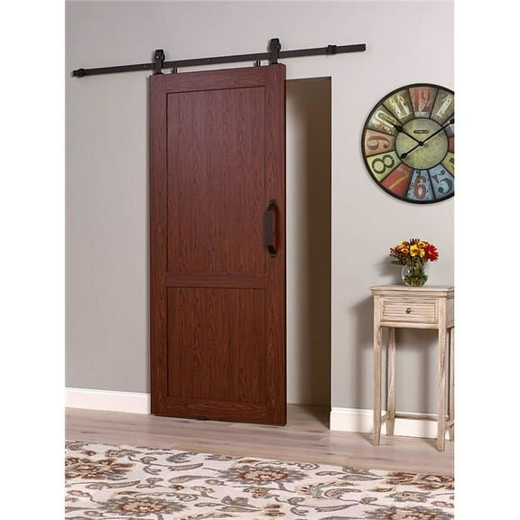 Millbrooke MLB3684CHKD 84 x 36 in. Cherry H-Style PVC Barn Door Kit