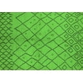 thumbnail image 1 of Ahgly Company Indoor Rectangle Solid Green Modern Area Rugs, 6' x 9', 1 of 4