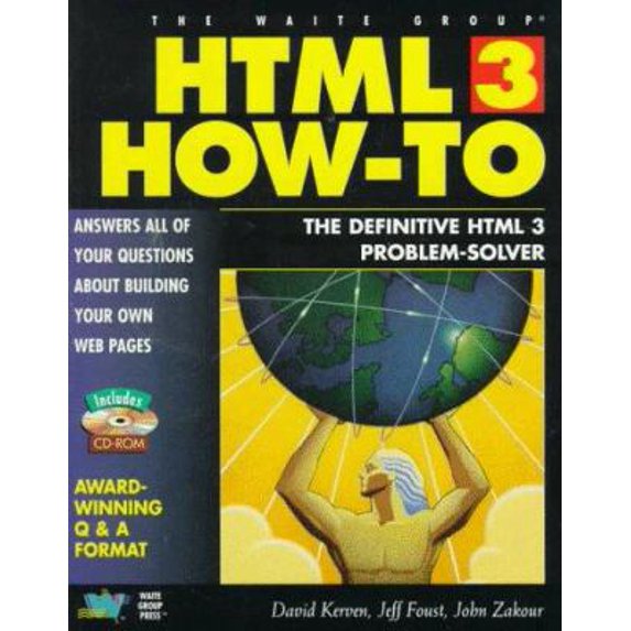 Pre-Owned Html 3 How-To: The Definitive Html 3 Problem-Solver (Paperback) 1571690506 9781571690500