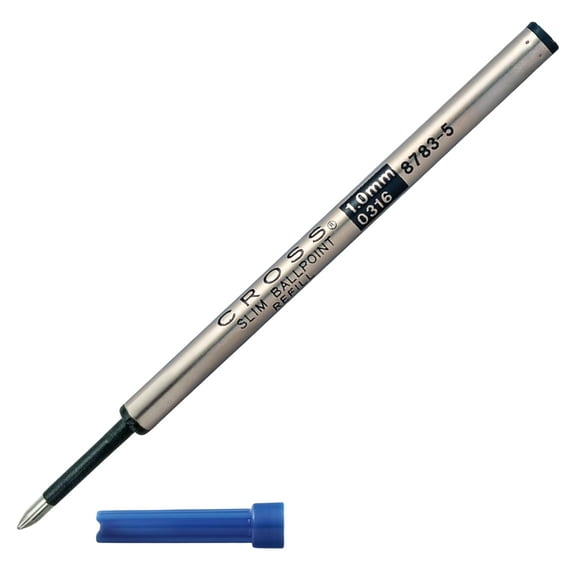 Cross Slim Ballpoint Pen Refill, Medium Point, Blue, 1-Pack (8783-5)