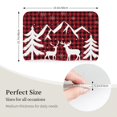 thumbnail image 2 of Bathroom Rugs Mat, Christmas Buffalo Plaid Washable Non Slip Bath Kitchen Mat for Floor, Welcome Mat for Front Door Entryway Rug Indoor Door Mat Small Rugs 24x16 Inch, 2 of 5
