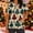 A99 Khaki, variant on Women's V-Neck Scrub Tops Christmas Tree Night Sky Print Short Sleeve Nursing Uniforms Winter Holiday Festive Medical Working Shirts with Pockets