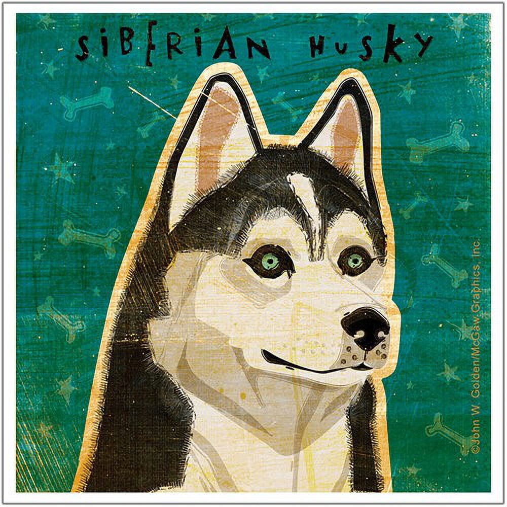 Thirstystone Occasions Drink Coasters, Set, Siberian Husky