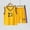 Yellow, variant on Boys Summer Basketball Outfit Sports Vest Sleeveless Two Piece Set for Active Kids