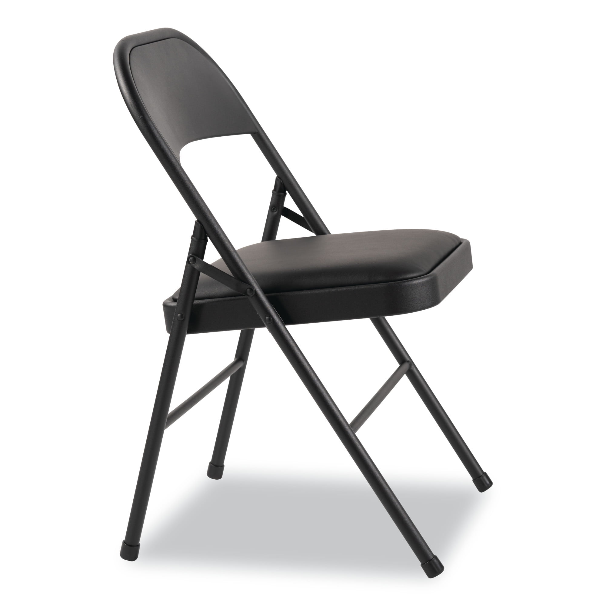 Alera Steel Folding Chair Padded Seat Graphite Color 4 per Carton in El Salvador at USD 156 Rating 5