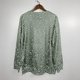 thumbnail image 5 of Camiseta suelta estampada a la moda para mujer, blusa de manga larga, cuello redondo, camisetas informales Pompotops FGAJ8996, 5 of 6