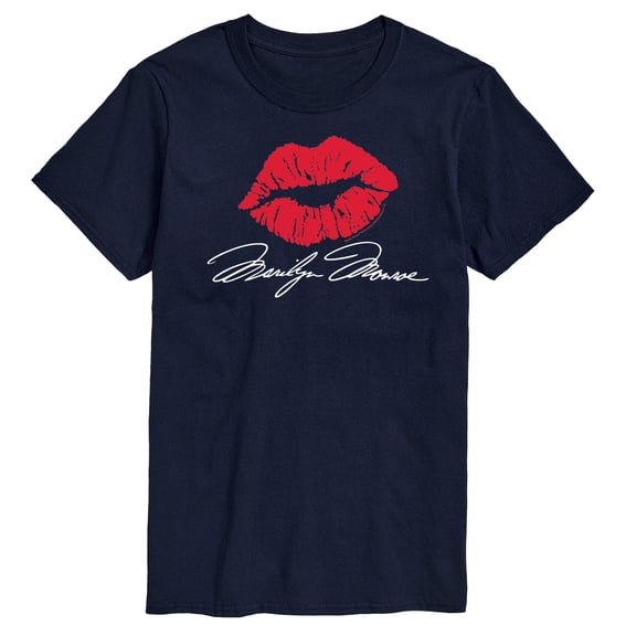 Marilyn Monroe - Lipstick Kiss Short Sleeve Graphic T-Shirt