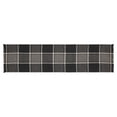 thumbnail image 2 of VHC Brands Eston Rustic Farmhouse Decor Autumn Seasonal Black Tan Plaid Runner 12x48, 2 of 4