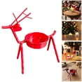 thumbnail image 2 of Metal Reindeer Tea Light Candle Holders, Christmas Home Decoration, 2 of 5