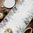 thumbnail image 2 of Thanksgiving Watercolor Cotton Linen Table Runner, Washable Table Runners for Kitchen, Dining Room, Holiday, Home Party Table Decor, 13x36 Inches, 2 of 9