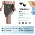 thumbnail image 7 of Kll Butterfly Print Women'S Sarong Coverups Short Bathing Suit Wrap Skirt Beach Wrap Swimsuit Cover Ups, 7 of 7