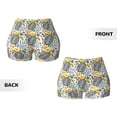 thumbnail image 5 of Qekee Sea Turtle Women Workout Shorts, Sports shorts, Scrunch Butt Lifting Gym Shorts, Breathable Soft - Small, 5 of 9