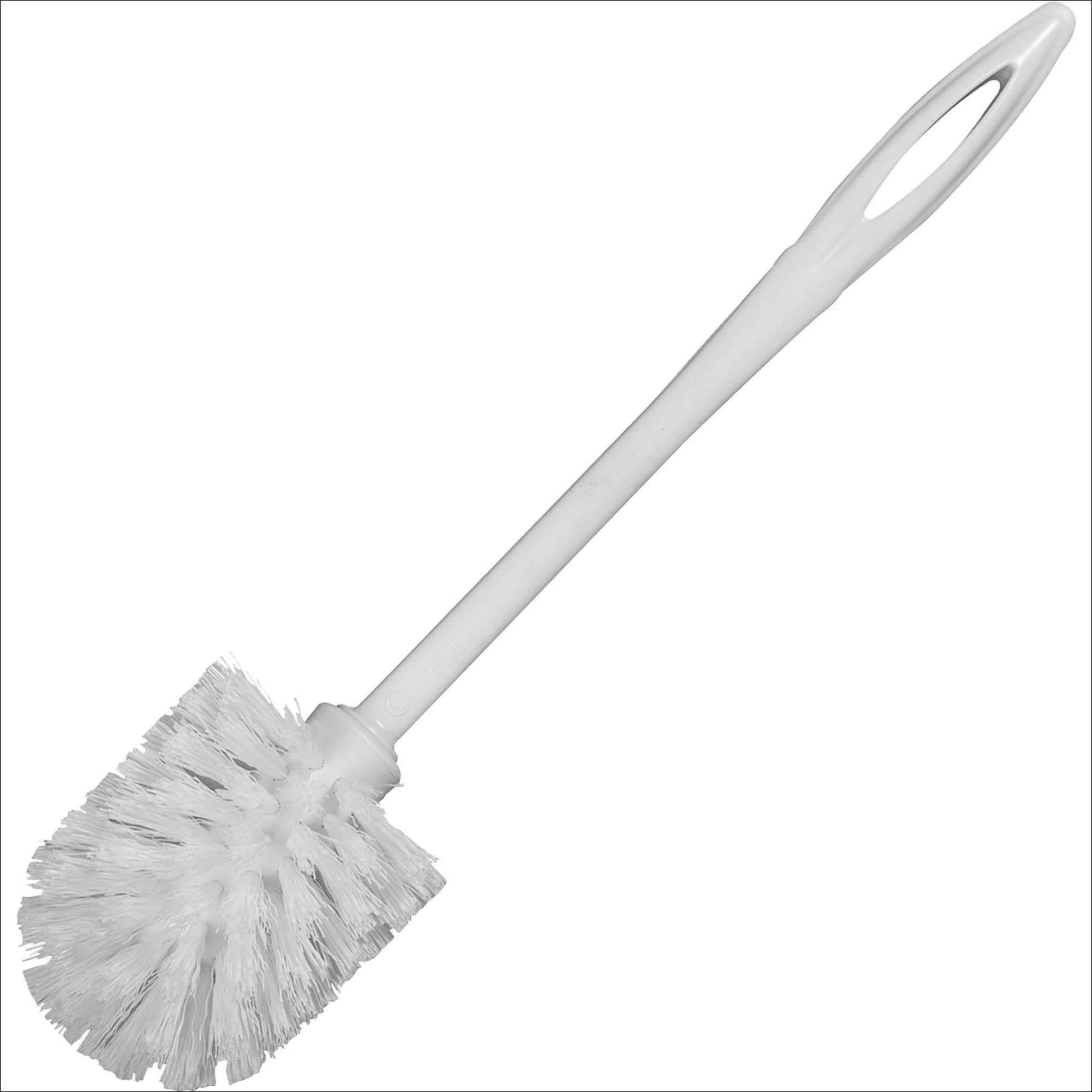 Rubbermaid FG631000WHT Toilet Bowl Brush With Plastic Handle White