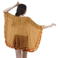 thumbnail image 4 of Moomaya Vêtements de Plage Imprimés pour Femmes Boléro à Franges Cache-Maillot Cardigan, 4 of 5