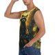 thumbnail image 3 of Fotbe Tree Meditating Raccoon Men's Camiseta sin Mangas Estampada para Hombres, Playera Casual para Gimnasio, Entrenamiento, Playa-Large, 3 of 7
