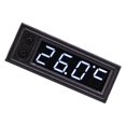 thumbnail image 2 of pitrice Car Clock Voltmeter Thermometer Durable Universal Accessories White, 2 of 9