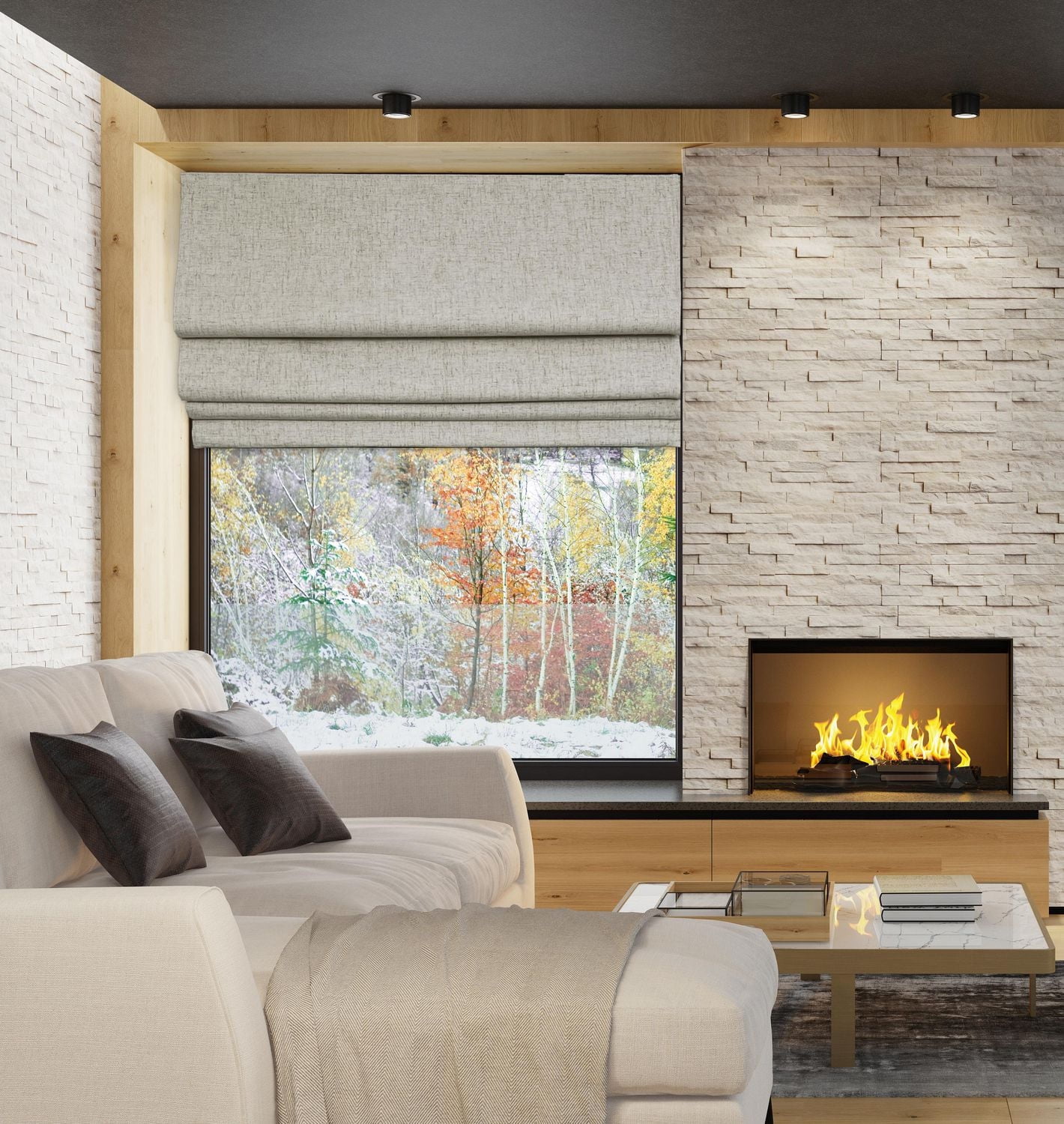 Versailles' Augustus Cordless Roman Shades (27in x 63in)