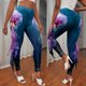 thumbnail image 2 of Gibobby Leggings Deportivos Mujer Pantalones mujer a la moda con estampado escamas pescado, pantalones ajustados(Multicolor, L), 2 of 5