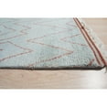 thumbnail image 3 of EORC DO04LTB6X9 Hand Knotted Wool Moroccan Rug, 6' x 9', Light Blue Area Rug, 3 of 5