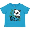 thumbnail image 3 of Inktastic My Great Uncle Loves Me- cute panda Boys or Girls Toddler T-Shirt, 3 of 5