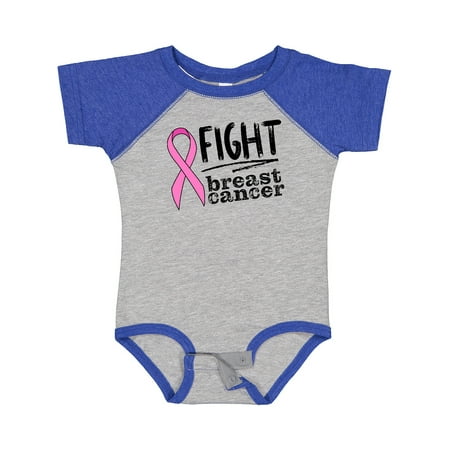 

Inktastic Fight Breast Cancer Pink Ribbon Gift Baby Boy or Baby Girl Bodysuit