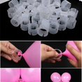 thumbnail image 4 of RV 50 Uds conectores de arco de globo, conectores de arco de globo Clip anillo hebilla flor de globo para decoración de fiesta de boda brillar  Electrónica, 4 of 5