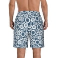 thumbnail image 3 of Kdxio Sunflowers Pattern Mens Casual Shorts - Drawstring Summer Beach Sports Shorts for Men, 3 of 9