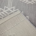 thumbnail image 3 of Balta Gillian Southwestern Trellis Indoor/Outdoor Area Rug Grey 5'3" x 7' 5' x 8' Silver, Ivory, 3 of 5