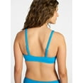 thumbnail image 3 of Time and Tru Women's and Women's Plus Size Crinkle Bralette Bikini Top, Sizes XS-3X, 3 of 5