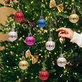 thumbnail image 2 of CuiLiyq 12 PCS Christmas Ball Ornaments, Bright Christmas Ornaments Shatterproof Glitter Colorful Xmas Baubles, Christmas Ornaments for Tree Home, 2 of 5