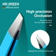 thumbnail image 7 of MR.GREEN Eyebrows Tweezers Colorful Beauty Fine Hairs Puller Makeup Tools Stainless Steel Slanted Eye Brow Clips Removal (Blue), 7 of 7