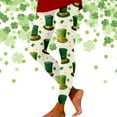 thumbnail image 1 of MKLEKYY Leggings deportivos para mujer, leggings estampados del Día de San Patricio, pantalones de yoga atléticos para entrenamiento y fitness. 3963, 1 of 3