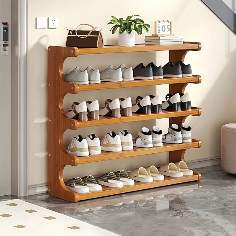 5-Layer Practical Storage Shoe Rack, Space-Saving Design, Multi-Layer Independent Storage Rack