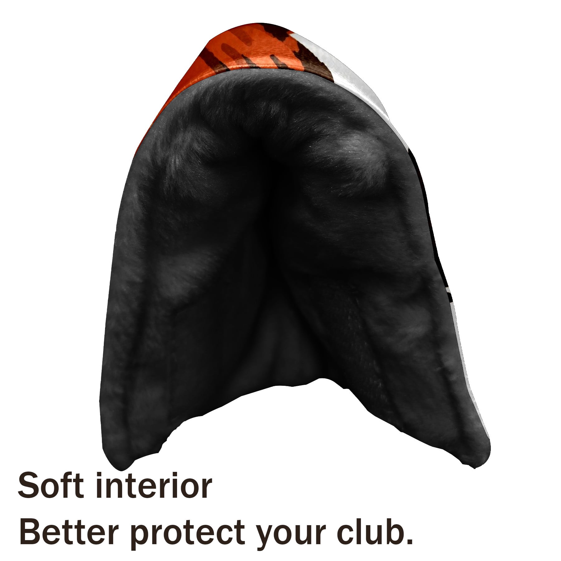 Golf Club Head Cover | Leather Golf Club Putte Headcover , Waterproof Golf Club Head Cover Set Driver Headcovers for Golf Clubs Men Women Red Fox