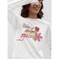 thumbnail image 2 of Pipeline Waveflower Mermaid Floral - Women's Long Sleeve, 2 of 4