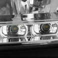 thumbnail image 7 of AKKON - For Mercedes Benz R171 SLK-Class Chrome Clear DRL Daylight LED Strip Halogen Type Projector Headlights, 7 of 7